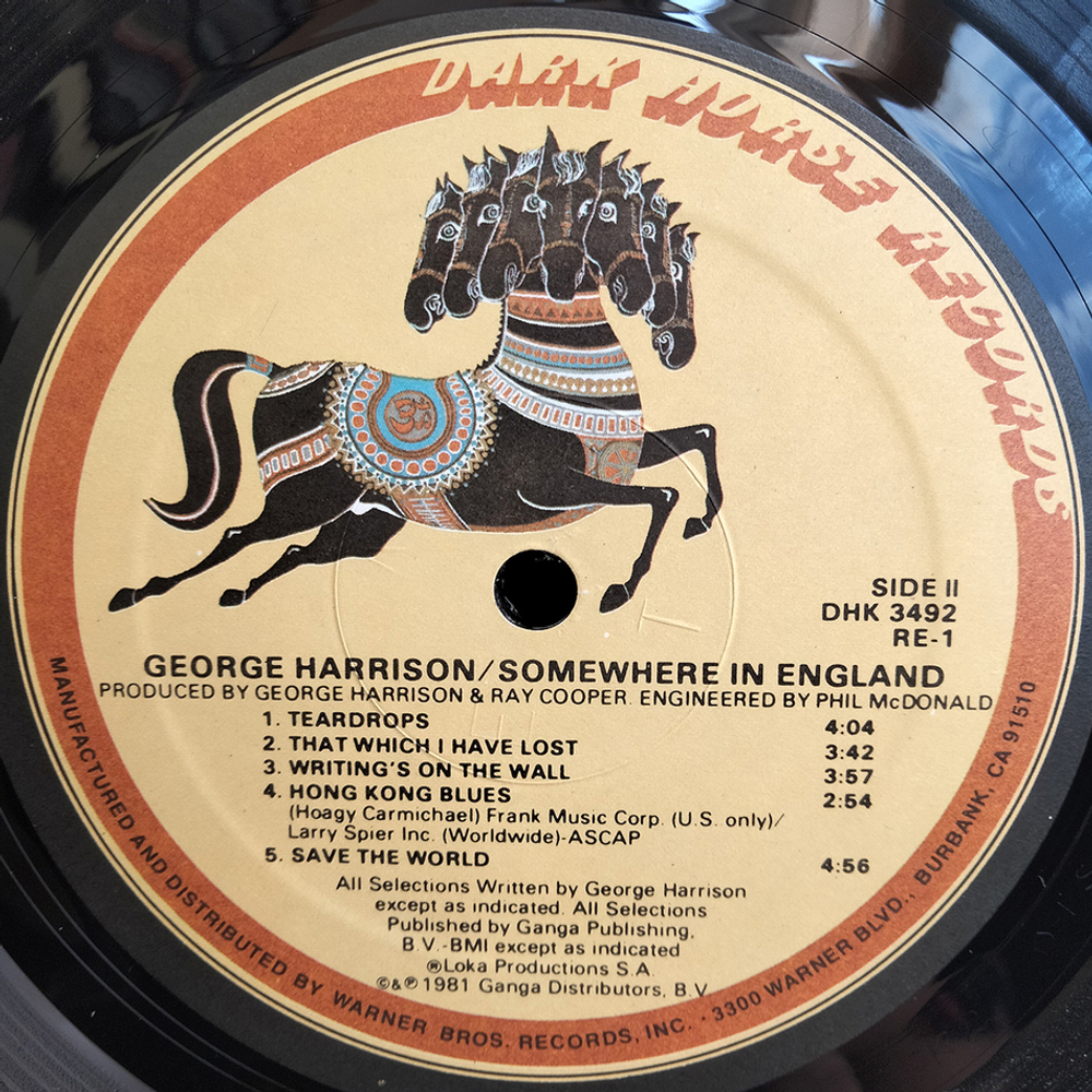 George Harrison / Somewhere In England (LP)