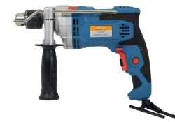 Дрель электрическая ударная мощность 1000Вт, обороты 2800об/мин, частота ударов 47600уд/мин, патрон 13мм, кабель 4м, металлический редуктор