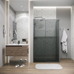 Душевой уголок Grossman Galaxy 120х100 120.K33.01.1210.42.10 стекло тонированное/профиль графит сатин