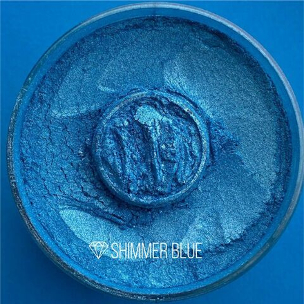 CraftPigments "Shimmer blue", искристый голубой, 25мл