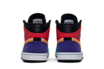 Кроссовки Jordan Air Jordan 1 Mid Whiteredmulti