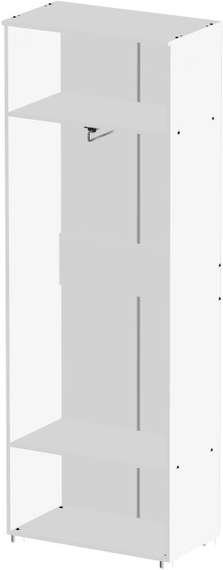 Шкаф для одежды без дверей глубиной 400