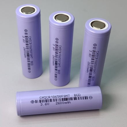 Li-ion 18650 3.7v среднетоковый с большим сроком службы ICR18650 F8M7 2600 мАч