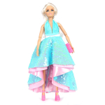 Кукла тип Модель София 29см, реалистич.ресницы, в бальном платье с аксесс. 66001-BF11-S-BB (Карапуз)