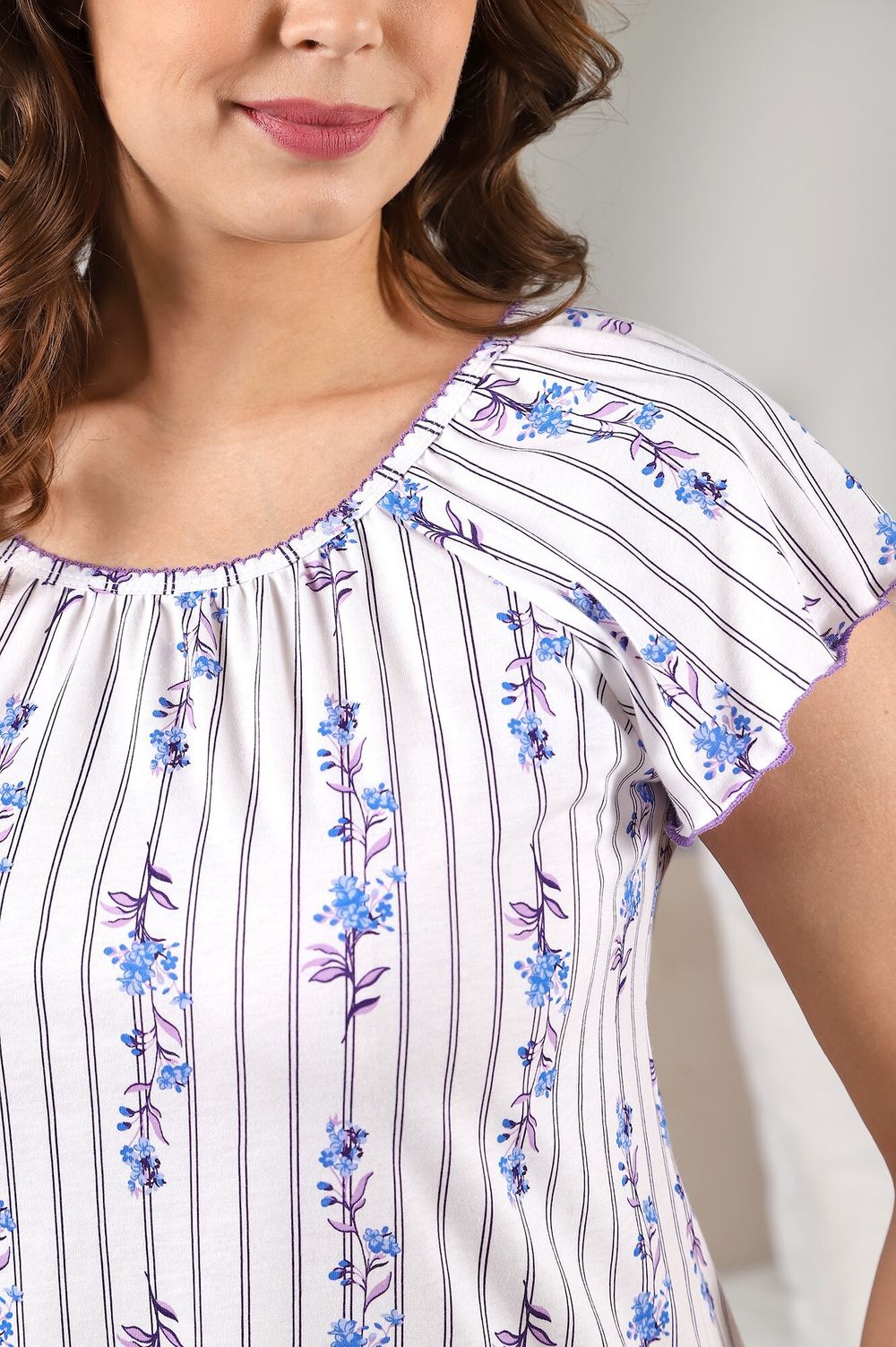 Ночная сорочка Нэнси-2 Виотекс СИНИЙ