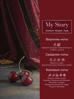 Кондиционер для белья парфюмированный вишня миндаль 1000 мл