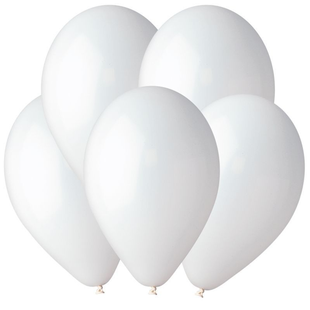 И 5"/13 см, Металл, Белый (White 29), 100 шт.
