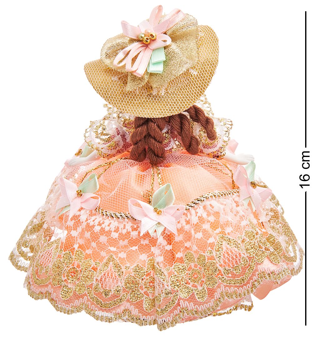 Народные промыслы RK-730/4 Кукла-шкатулка «Дама в шляпке»