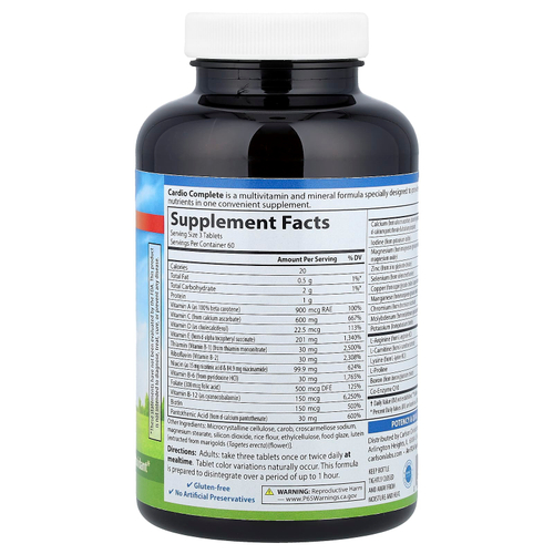 Carlson, Cardio Complete, 180 таблеток
