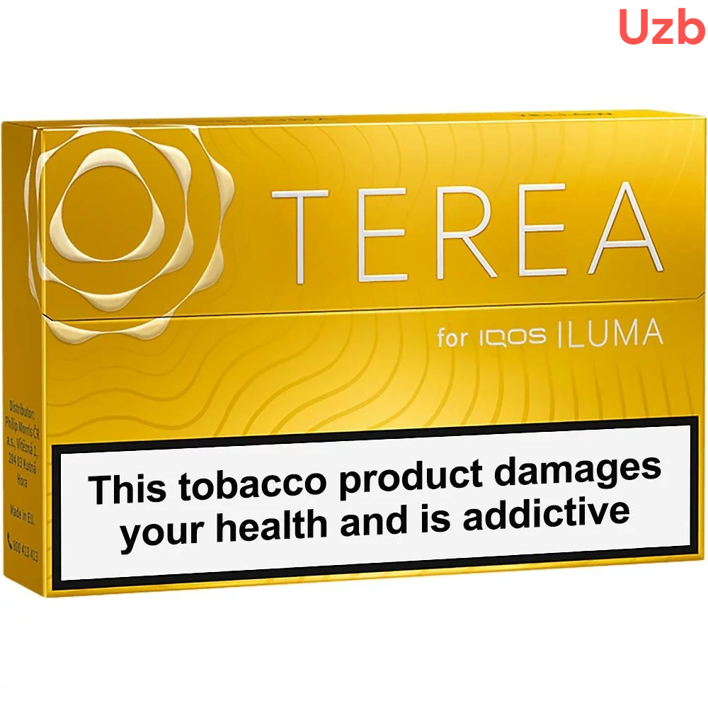 Стики Terea Yellow - мягкий табак с фруктовыми нотками (Узбекистан) (блок - 10 пачек)