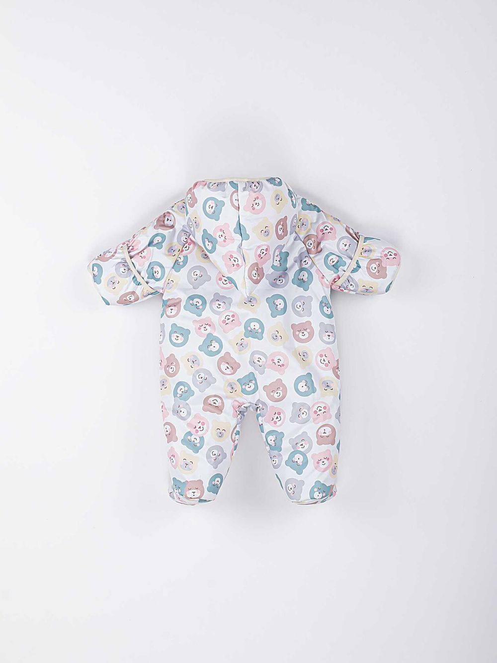 Комбинезон зимний с закрытой ножкой "Мишки" 0+