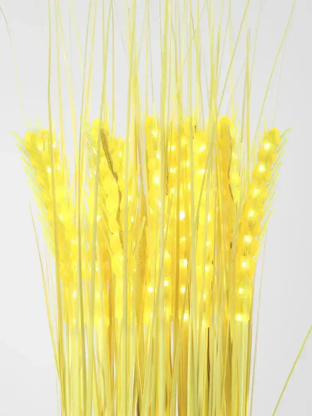 Светильники на солнечных батареях. Фонарики садовые на солнечных батареях, колоски 15 штук