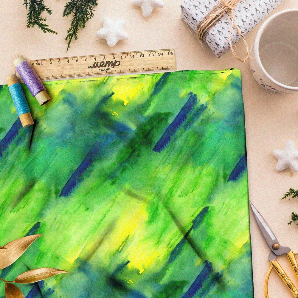 Ткань муслин кислотный туман