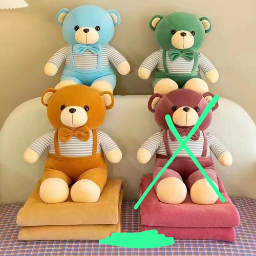 Мишка с пледом