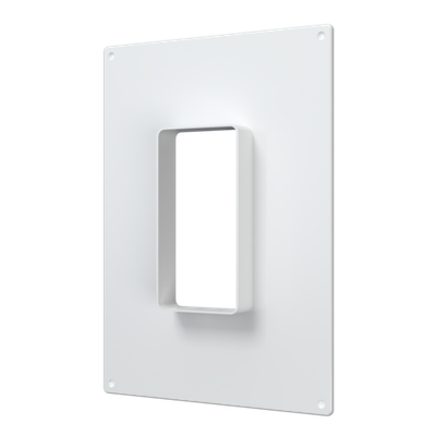 Площадка торцевая ПТВ фланец 60х120 вертикальная 180х250 пластик ERA