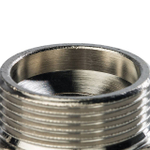 Футорка STOUT SFT 0029 - 2" x 1/2" (для стальных труб, латунь никелированная)