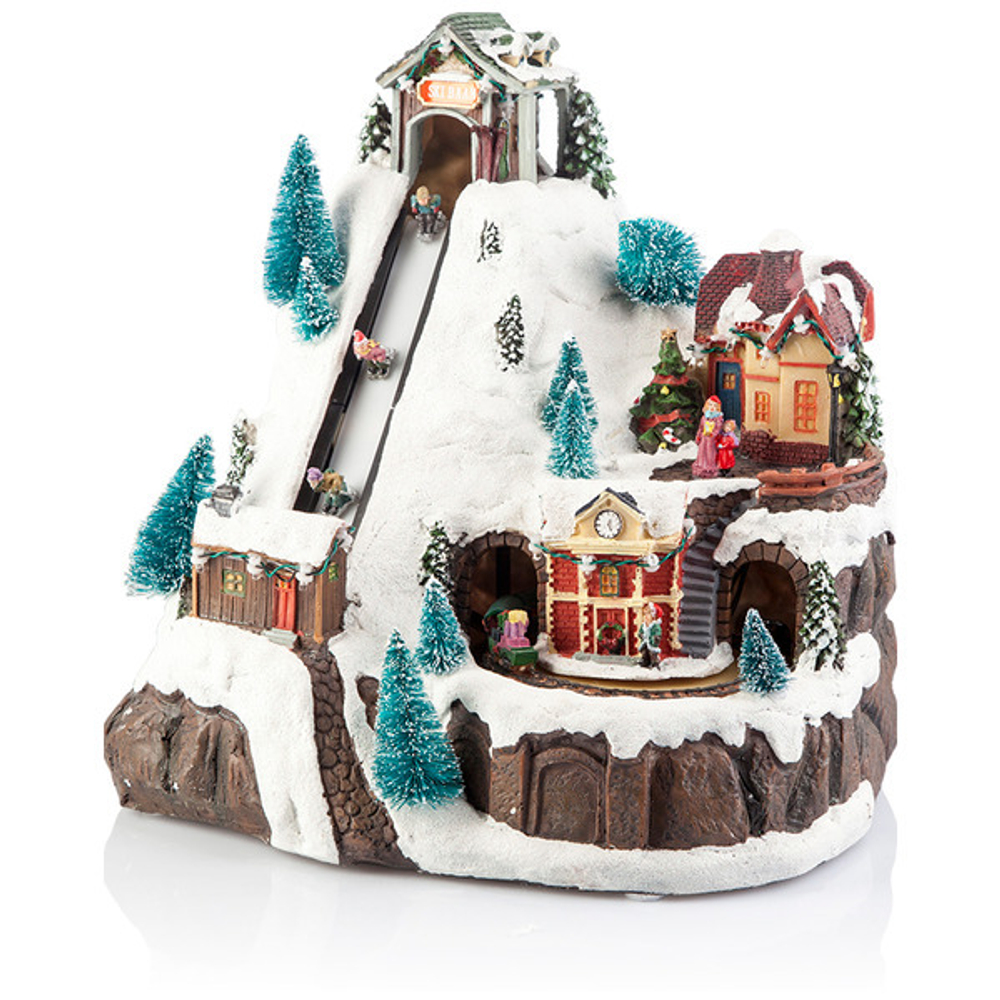 Фигурка 30см Музыкальная деревня с подсветкой Lamart LMR-15210