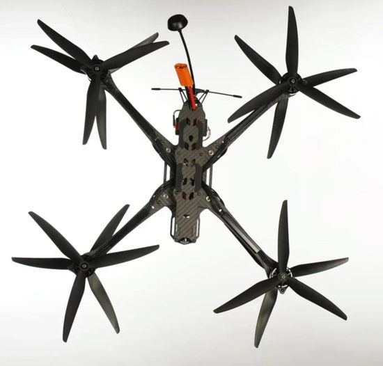 FPV дрон на оптоволокне Гермес 10”(8 моторный)