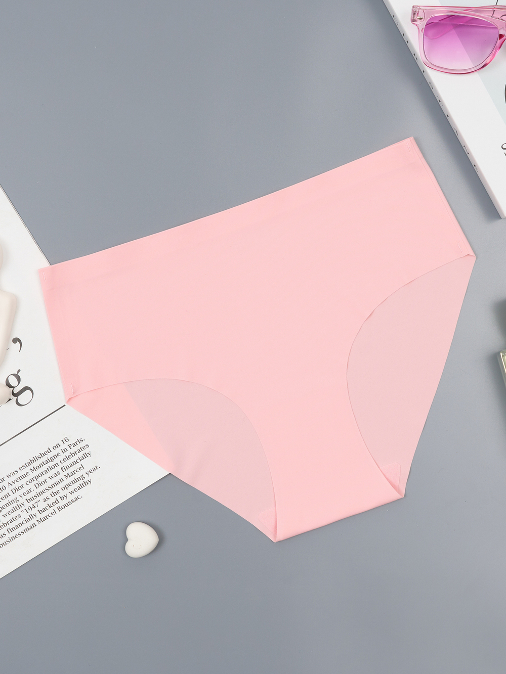 Слипы бесшовные цвет Розовый, размер L