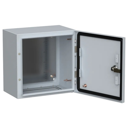 Щит металлический влагозащищенный TITAN 5 ЩМП 300х300х200мм с монтажной платой УХЛ1 IP66 серый ИЭК TI5-10-N-030-030-020-66