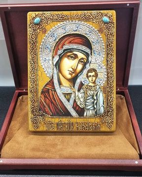 Икона Казанской Божией Матери 21х29