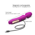 Лиловый вибратор с 2 сменными насадками R-Evolution Wand Vibrator with 2 Attachments (Цвет: лиловый)