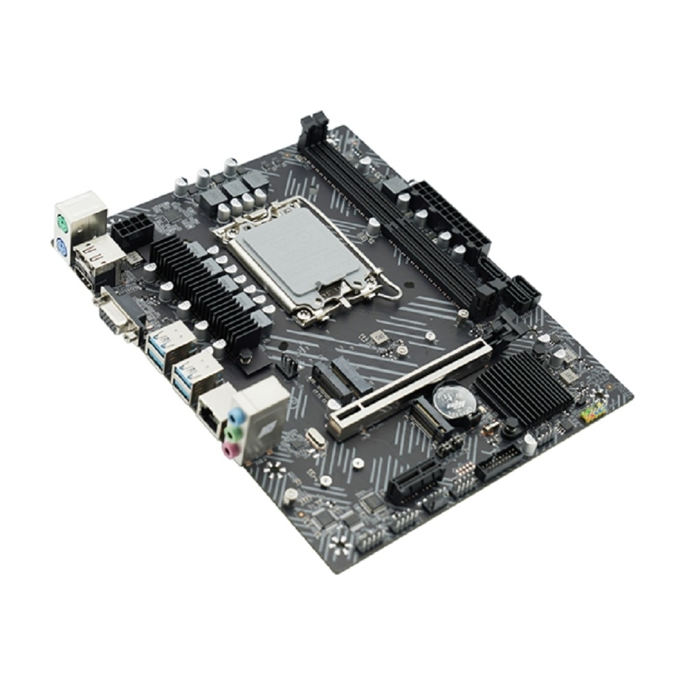Материнская плата AFOX B760D5-MA-V4 (Socket 1700, mATX, 2*DDR5(64Gb), VGA+ HDMI+DP, 3*SATA3, 2*M.2, 1*PCIEx16/1*PCIEx1, 4*USB 3.0, 2 x PS/2, LAN 1*1G, RTL)