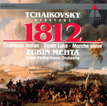 Israel Philharmonic Orchestra, Zubin Mehta / Pyotr Ilyich Tchaikovsky: Overture 1812 (CD)