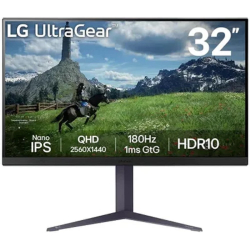 LCD LG 31.5" 32GS85Q-B UltraGear черный {IPS 2560x1440 180Hz 1ms 2xHDMI DisplayPort USB Pivot} [32gs85q-b.aruz]