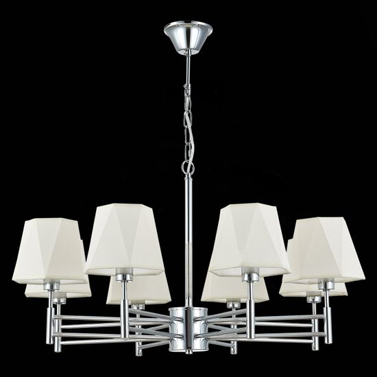 SLE105403-08 Светильник подвесной Хром/Белый E14 8*40W LAGORO