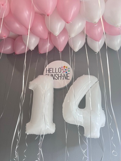 Набор шаров Нежность на 14-летие