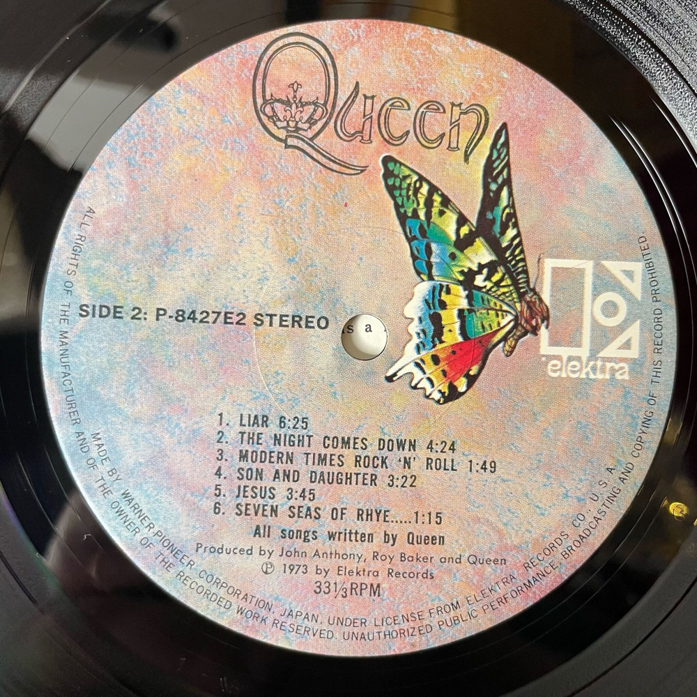 Винтажная виниловая пластинка LP Queen (Japan 1974) (No Obi) Keep Yourself Alive