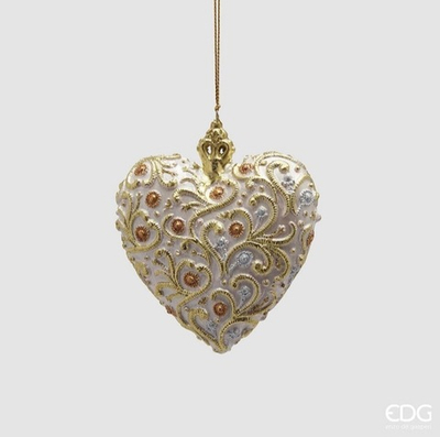 Игрушка сердце, стекло, D9 EDG