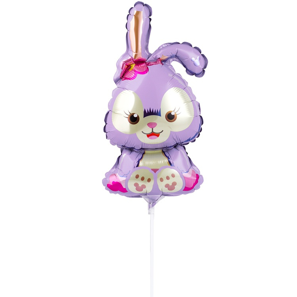 Шар Фольгированный Заяц сиреневый (Сиреневый)