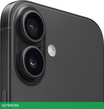 Смартфон Apple iPhone 16 8GB/128GB A3287 черный (MYE73HN/A)