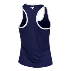 Женская теннисная майка Diadora Core Tank Top Women - Blue, Multicoloured
