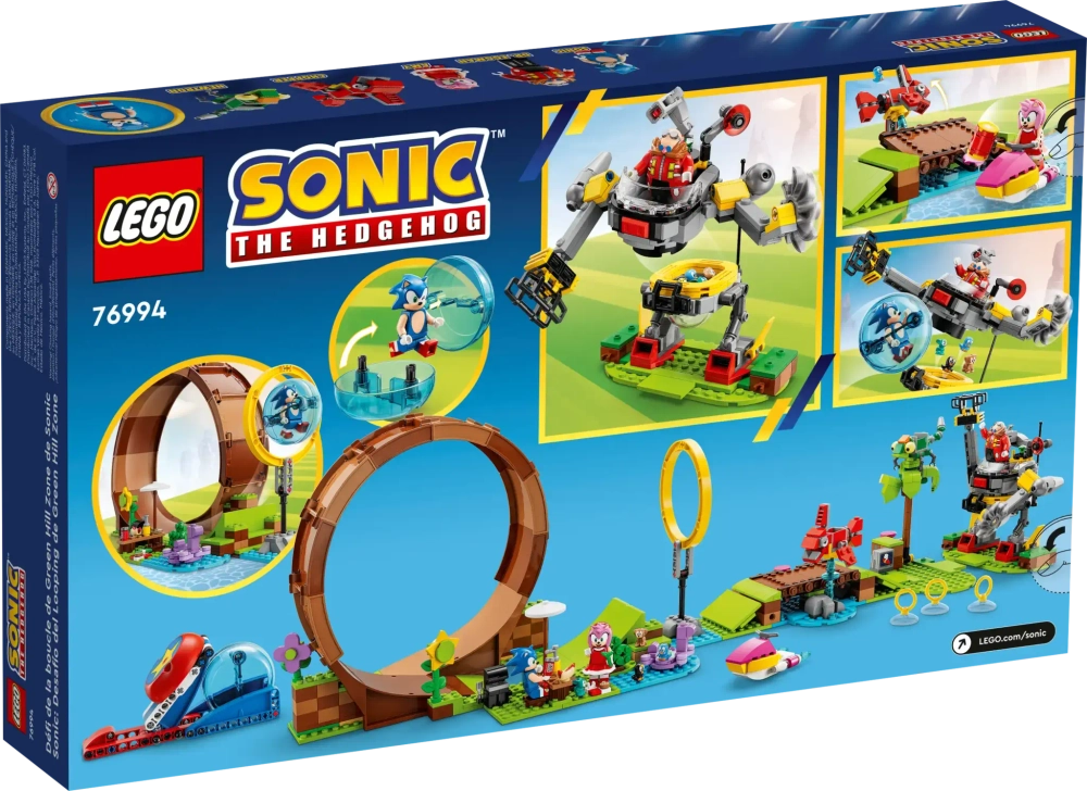 Конструктор LEGO Sonic the Hedgehog 76994 Испытание Соника в зоне зеленых холмов