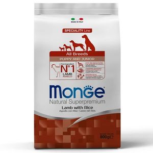 Cухой корм Monge Dog Speciality Line Puppy&Junior корм для щенков всех пород, из ягненка с рисом