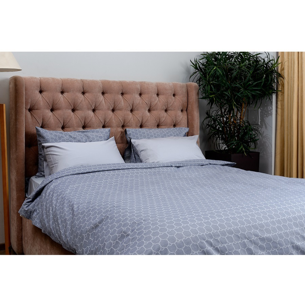 Пододеяльник жаккардовый 200х220 Tkano Russian North Хвойный вальс