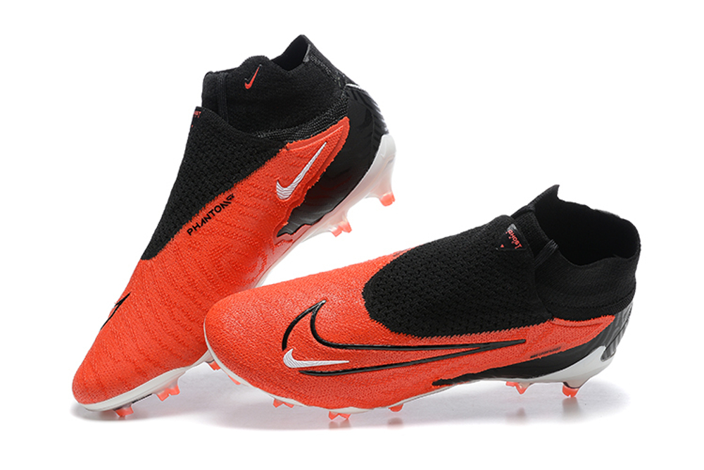 Бутсы Nike Phantom GX Elite FG (Черный+красный)