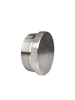 Заглушка, латунь, наружная резьба 2", никель, RTP