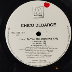 Винтажная виниловая пластинка LP Chico DeBarge Featuring Joe Listen To Your Man (USA 2000)
