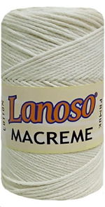 Пряжа Macrame Cotton, 250г, 250м, 85%хлопок, 15%полиэстер (цена за 1 шт)