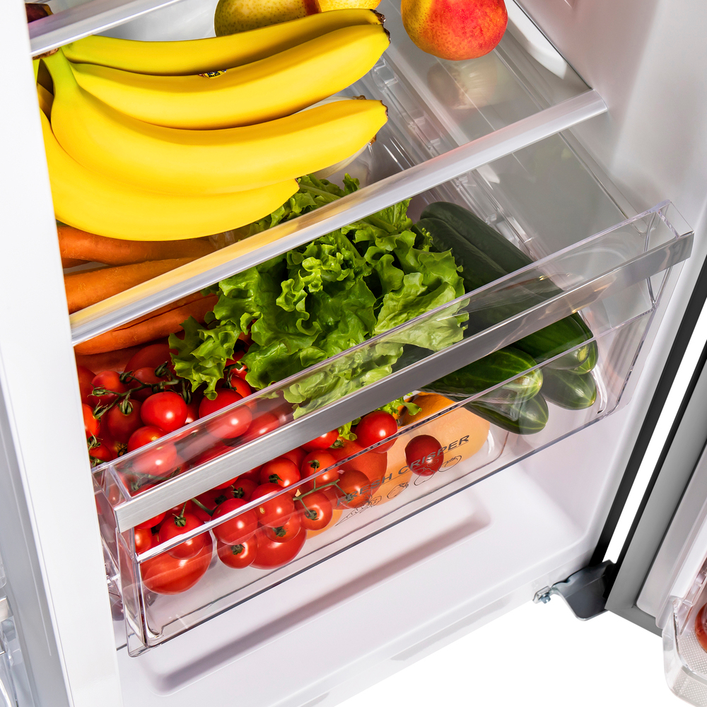 Холодильник с инвертором MAUNFELD MFF177NFB Slim Inverter