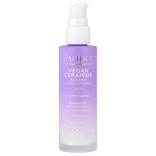 Pacifica, Vegan Ceramide, барьерный лосьон для лица, без отдушек, 50 мл (1,7 жидк. унц.)
