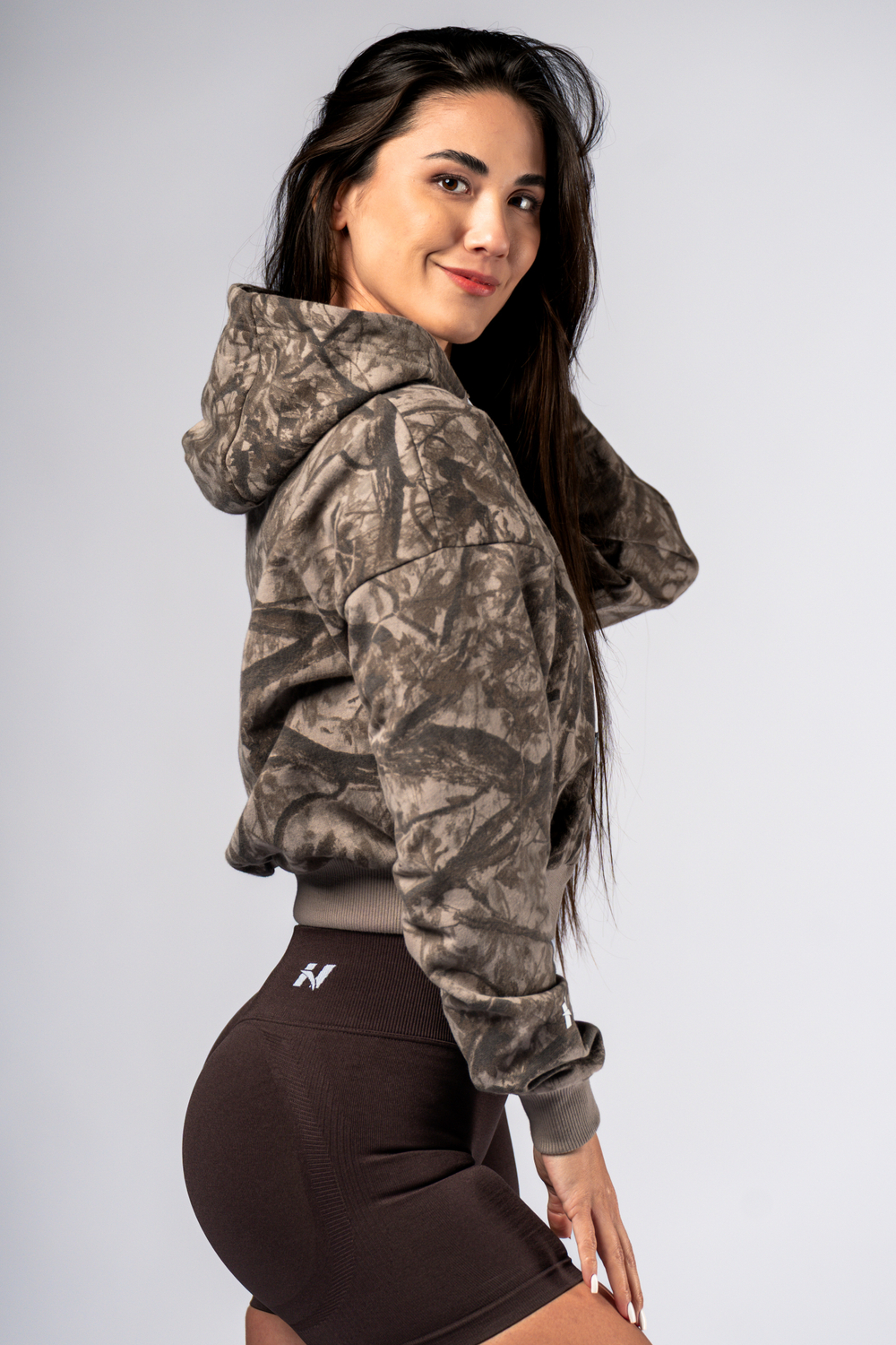 Кофта Relaxed Zip Hoodie POWER 895 LIGHT BROWN CAMO