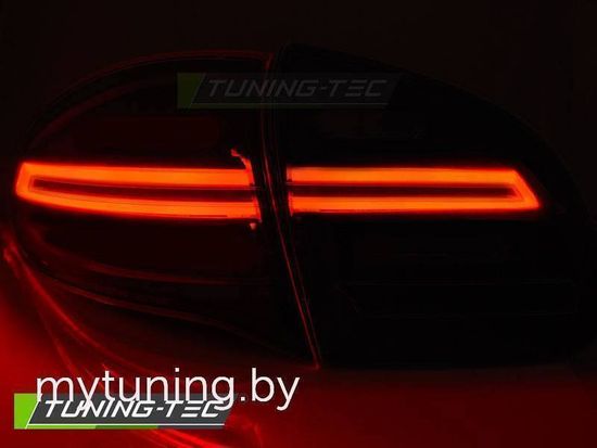 Задние фонари LED BAR BLACK SEQ для Porsche Cayenne 958