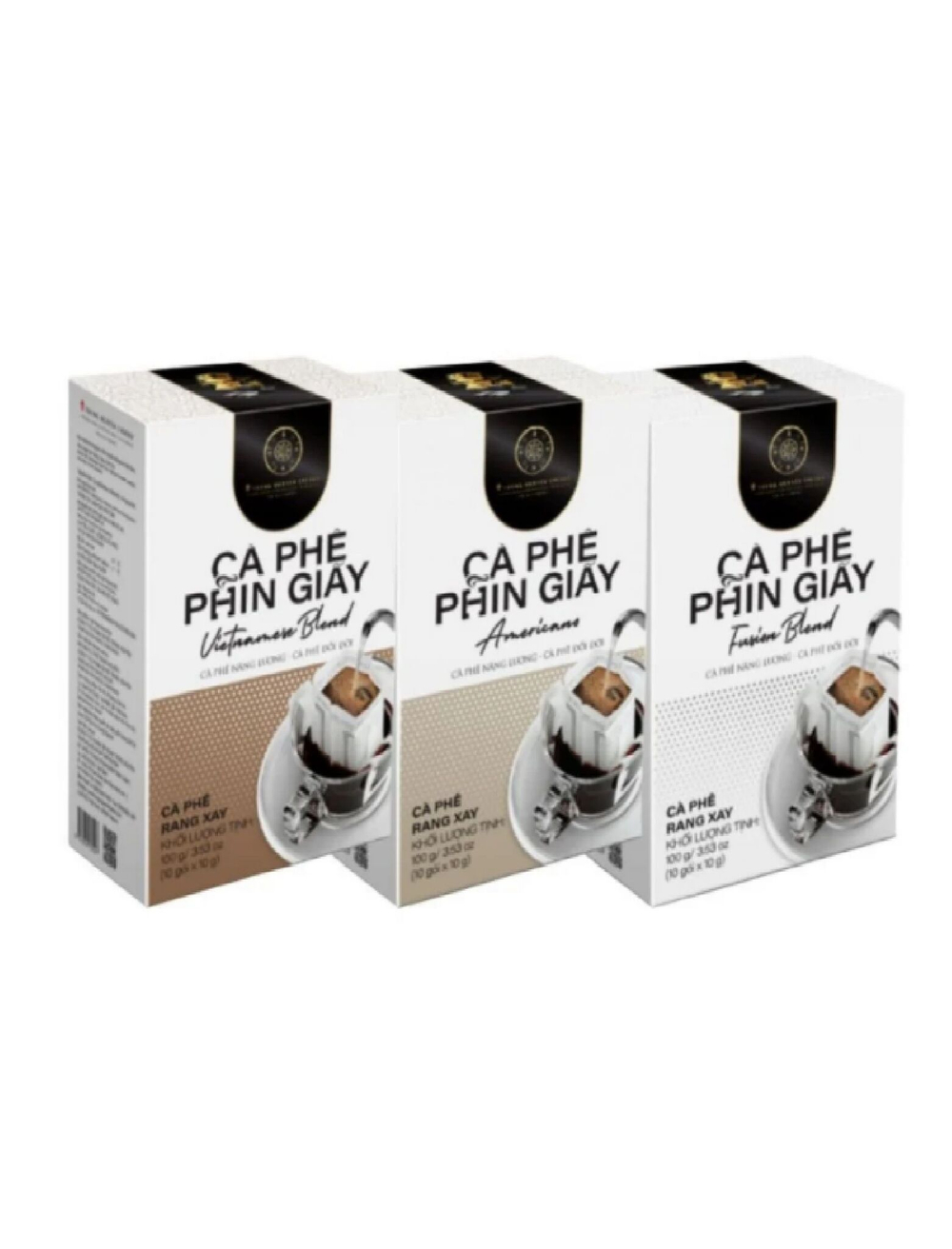 Вьетнамский кофе Trung Nguyen Legend в дрип-пакетах (Americano, Vietnamise Blend, Fusion Blend), 3 уп x 10пак