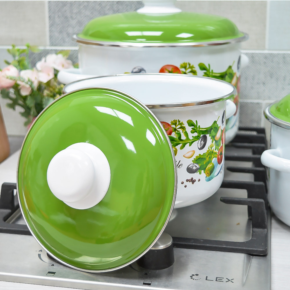 Набор кастрюль "Овощи и травы" №19