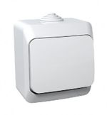 Schneider Electric ЭТЮД Белый Выключатель 1-клавишный IP44 открытая установка BA10-041B